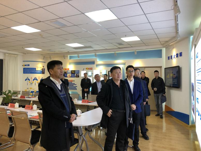 四平市铁东区王学民区长一行莅临赢多多集团考察财源大数据项目